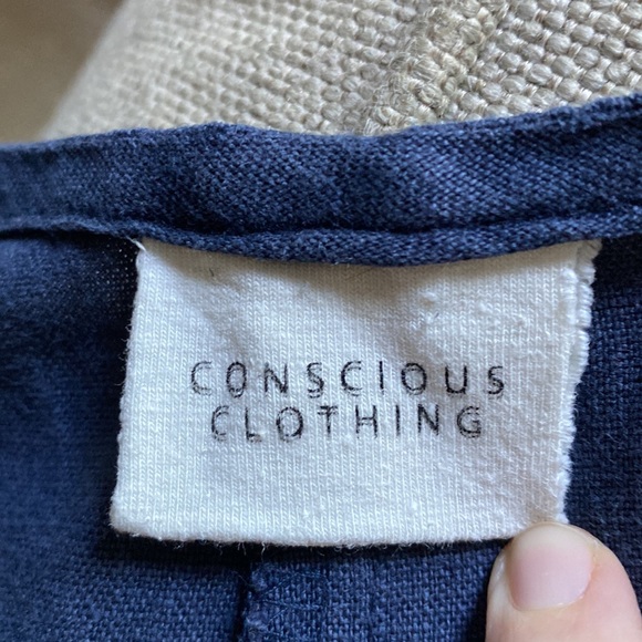 Conscious Clothing linen Surplus Jumpsuit made in US - Picture 6 of 7